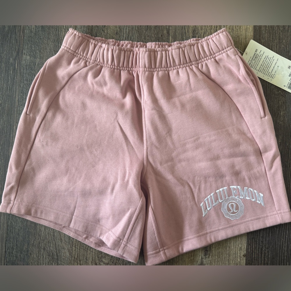 NWT Lululemon Scuba Mid-Rise Oversized Short 7" *Graphic‎ Pink Haze Womens Small - Picture 4 of 7
